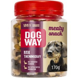 DOGWAY Meaty Snack karma uzupełniająca dla dorosłych psów, mix treningowy 170 g