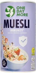 musli z liofilizowanymi owocami Truskawka i Czarna