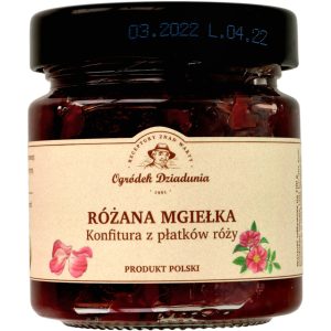 OGRÓDEK DZIADUNIA Różana Mgiełka konfitura z płatków róży 240 g