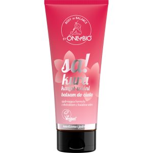 ONLYBIO BODY IN BALANCE balsam do ciała, ujędrniający, Sakura Kwiat Wiśni 200 ml