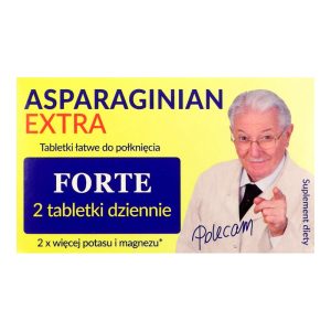 ASPARAGINIAN Extra tabletki wspomagające serce i krążenie, Forte, suplement diety 50 szt.
