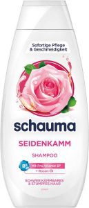 Schauma Jedwab z olejkiem r&oacute;ży Szampon do włos&oacute;w 400ml