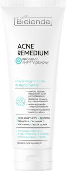 Bielenda BIELENDA Acne Remedium pasta do mycia twarzy, oczyszczająca 130 g