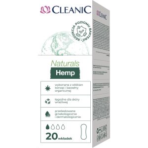 CLEANIC Naturals Hemp wkładki higieniczne 20 szt