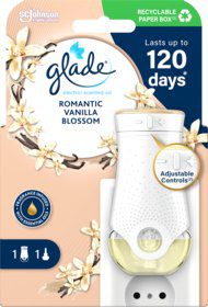 GLADE Electric Scented Oil elektryczny odświeżacz powietrza z zapasem, Romantic Vanilla 20 ml
