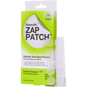 CARBON THEORY LABS Supacylic Zap Patch Pin-Point plastry na wypryski, Kwas Salicylowy, 15mm 20 szt.