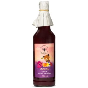 MANUFAKTURA RODZINY SADOWSKICH Miodziś syrop malina z miodem 500 ml
