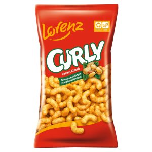 Lorenz Curly &ndash; chrupki kukurydziane z mielonymi orzeszkami ziemnymi 120 g