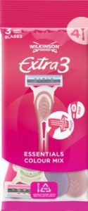 WILKINSON SWORD Extra 3 Essentials Colour Mix 4 szt.