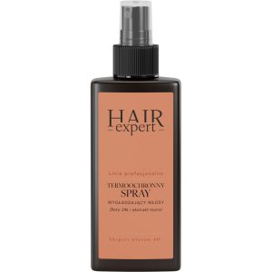 HAIR EXPERT spray termoochornny do włosów, wygładzający z 24k złotem i ekstraktem monoi 140 ml