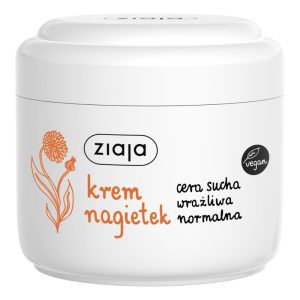 ZIAJA Nagietek krem do twarzy, odżywczy i nawilżający 100 ml