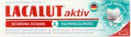 Lacalut LACALUT Aktiv pasta do zębów, Ochrona dziąseł i Nadwrażliwość 75 ml