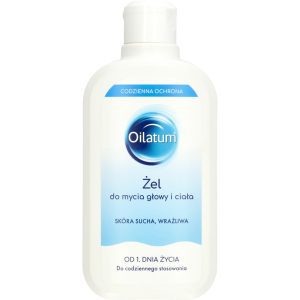 OILATUM żel do mycia głowy i ciała sk&oacute;ra sucha, wrażliwa, od 1. dnia życia, 400 ml