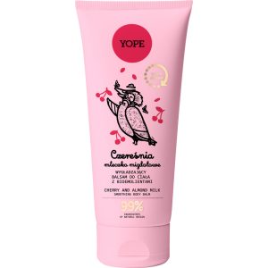 YOPE balsam do ciała z bioemolientami, Czereśnia i Mleczko Migdałowe 200 ml