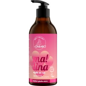 ONLYBIO HAND IN BALANCE mydło w płynie do rąk, Malina 400 ml