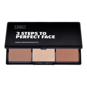 WIBO 3 Steps to Perfect Face paleta do konturowania twarzy, zestaw Dark 10 g