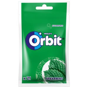 Orbit Guma do Żucia Bez Cukru o Smaku Miętowym &ndash; 21 szt. &ndash; 29 g
