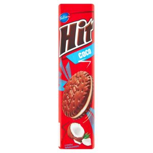 Hit Markizy o smaku kokosowym 220 g chrupiące ciastka