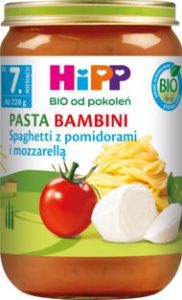 HIPP BIO od pokoleń danie w słoiczku spaghetti z