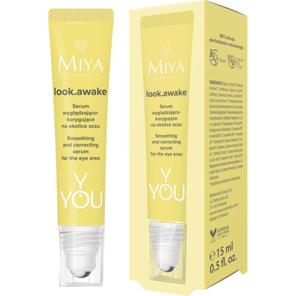 MIYA COSMETICS Y.YOU look.awake serum pod oczy, wygładzająco-korygujące 15 ml