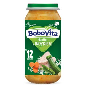 BOBOVITA danie w słoiczku, Risotto z indykiem, 1-3 rż 250 g