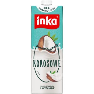 Inka napój kokosowy, z Wapniem i Witaminami, bez dodatku cukru, UHT 1 l