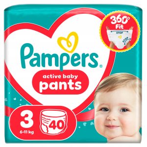 Pampers Active Baby Pieluchomajtki rozmiar 3 40 szt