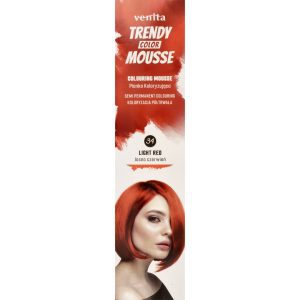 Venita Trendy Color pianka do włos&oacute;w, koloryzująca, nr 34 Jasna Czerwień 75 ml