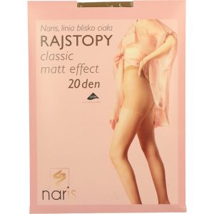 Naris Classic Matt Effect rajstopy, 20 den, Safari, rozm. 4; 1 para