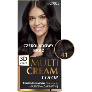 Joanna Multi Cream Color farba do włosów, nr 41 Czekoladowy Brąz 1 szt.