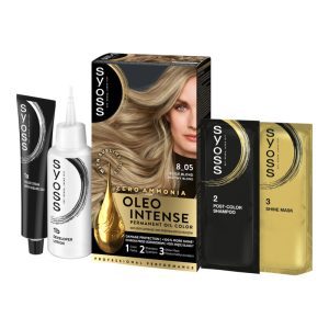 Syoss Oleo Intense farba do włos&oacute;w, trwała, bez amoniaku, nr 8-05 Beżowy Blond 1 szt.