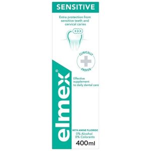 Elmex Junior płyn do płukania jamy ustnej dla dzieci 6–12 lat bez alkoholu 400 ml