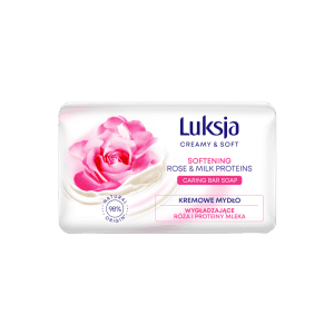 Luksja Creamy & Soft Kremowe Mydło Wygładzające R&oacute;ża 90G