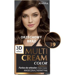 Joanna Multi Cream Color farba do włosów, nr 39 Orzechowy Brąz 1 szt.