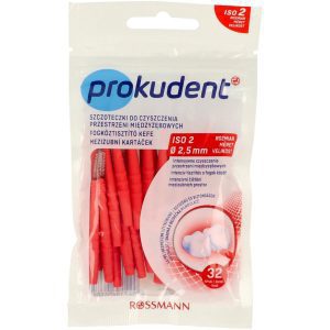 Prokudent szczoteczki do czyszczenia przestrzeni międzyzębowych ISO 2; 2,5 mm 32 szt.