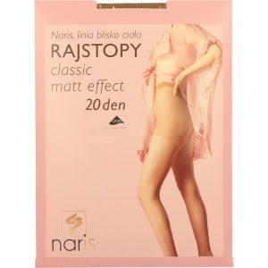Naris Classic Matt Effect rajstopy, 20 den, Safari, rozm. 3; 1 para