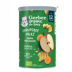 Gerber Organic Serduszka Kukurydziane z Marchewką (28 g)