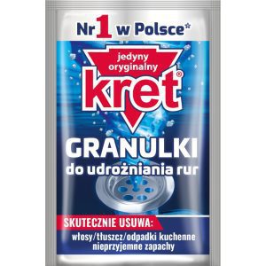 Kret granulki do udrożniania rur, w saszetce 40 g