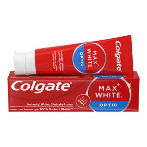COLGATE Max White Optic pasta do zęb&oacute;w z technologią optycznego rozjaśniania, wybielająca 75 ml