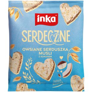 Inka Serdeczne serduszka owsiane, Musli z Kokosem 50 g