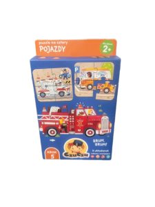CzuCzu Puzzle na cztery Pojazdy układanka