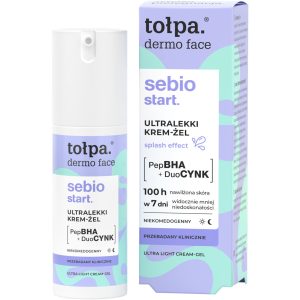 TOŁPA Dermo Face Sebio Start. krem-żel do twarzy, ultralekki, nawilżający 50 ml