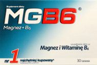 MGB6 tabletki magnez i witamina B6 30 szt.