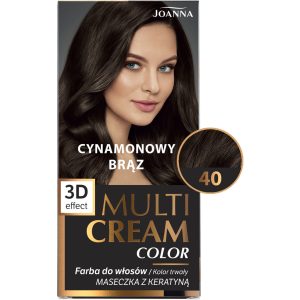 Joanna Multi Cream Color farba do włosów, nr 40 Cynamonowy Brąz 1 szt.