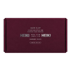 HEIKI HEIKI klamra do włos&oacute;w, Bordowa 1 szt.