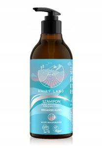 Hairy Land Wegański Aloes Szampon do sk&oacute;ry głowy i włos&oacute;w 400 ml