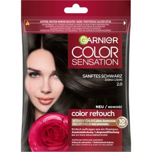 Garnier Color Sensation Color Retouch szampon koloryzujący do włos&oacute;w, nr 2.0 Jasna Czerń 1 szt.