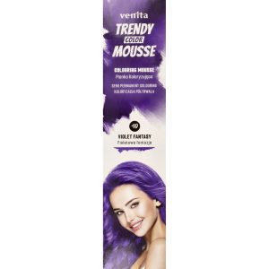 Venita Trendy Color pianka do włos&oacute;w, koloryzująca, nr 40 Fioletowa Fantazja 75 ml