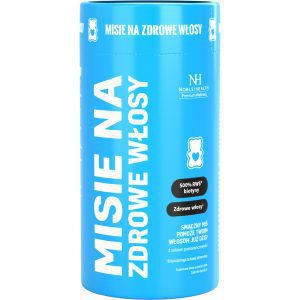 Noble Health Misie żelki, Misie na zdrowe włosy, suplement diety 60 szt.