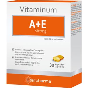 Starpharma Vitaminum kapsułki, Witamina A+E Strong, suplement diety 30 szt.